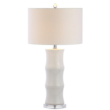 Tiki 26.5" Ceramic LED Table Lamp - JONATHAN Y